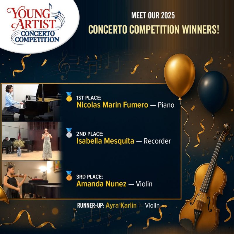 Concerto Competition Winners Announcement