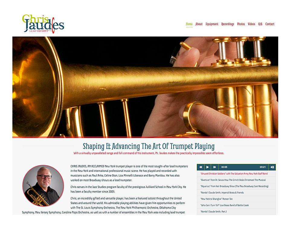 Lead Trumpeter Chris Jaudes