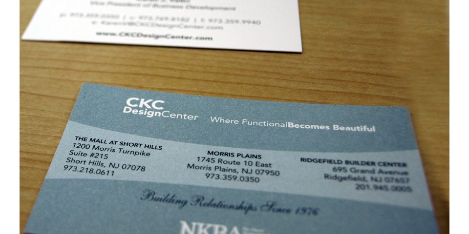CKC Design Center Business Card